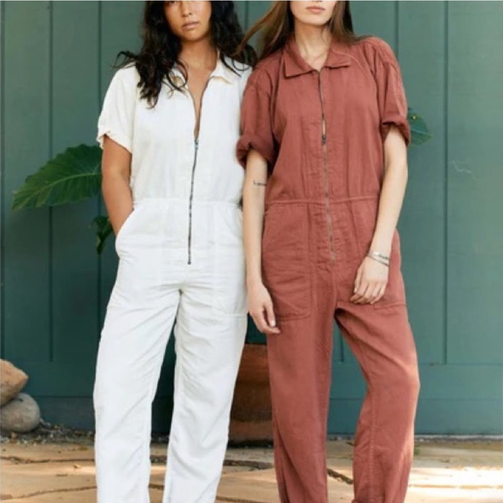 NWT Imogene + Willie S/S Coveralls in Terracotta Small